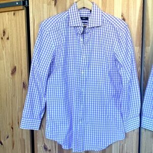 Hugo Boss gingham dress shirt (size 41/16)